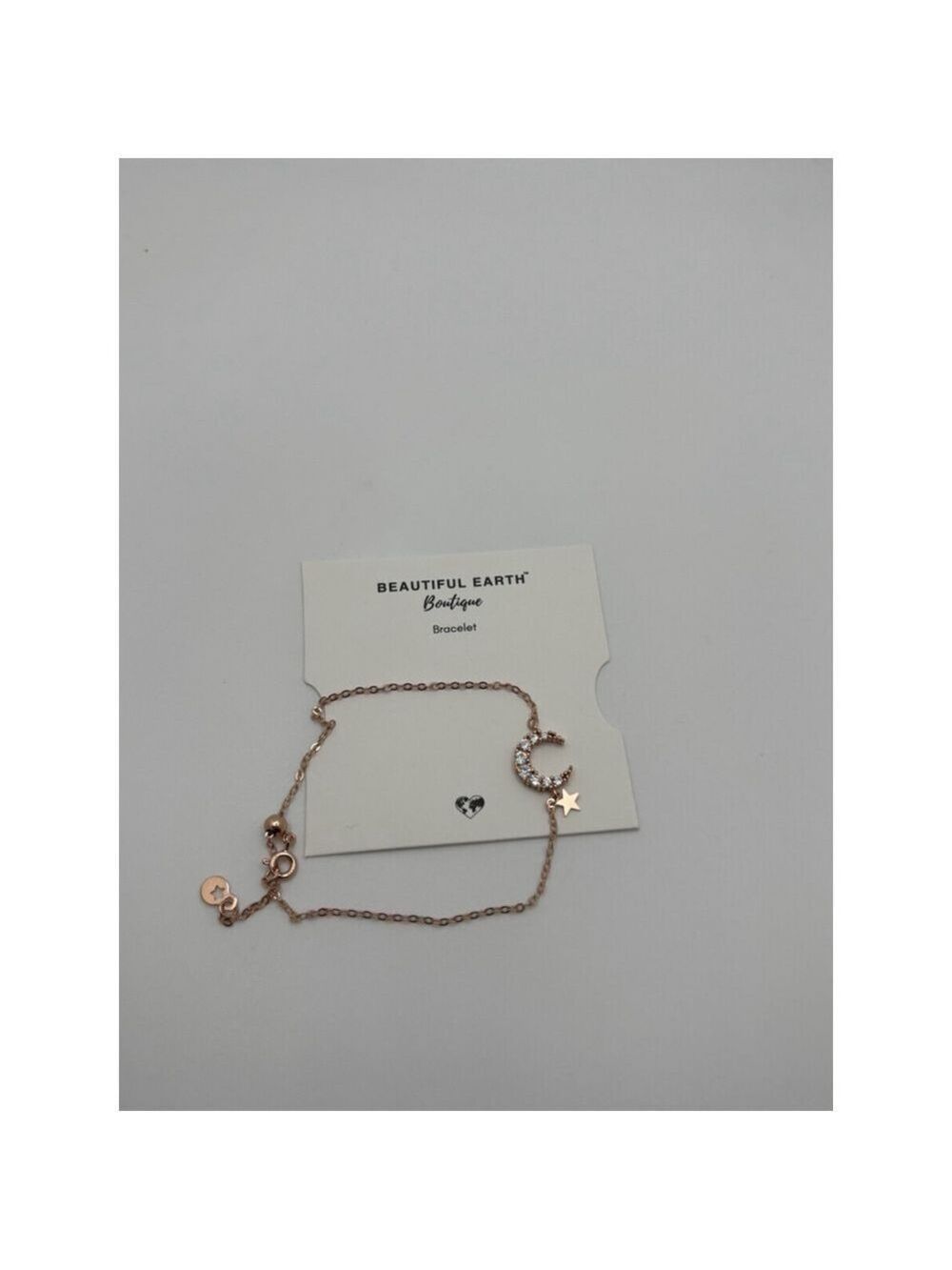 Beautiful Earth Boutique Moon Star Charm Bracelet